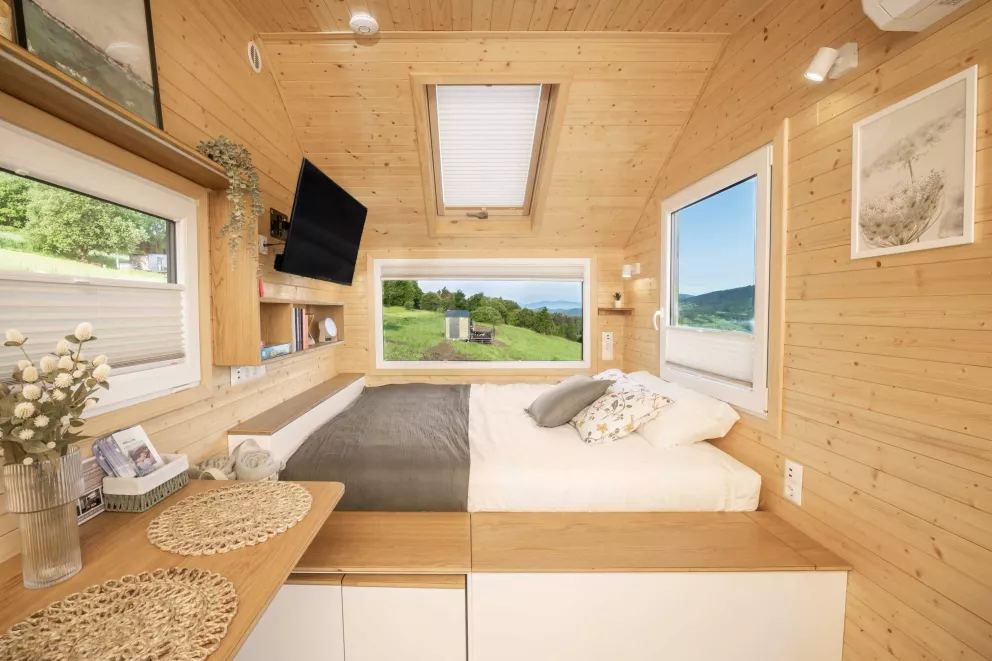 Domek -  Tiny House Moon 3 z jacuzzi
