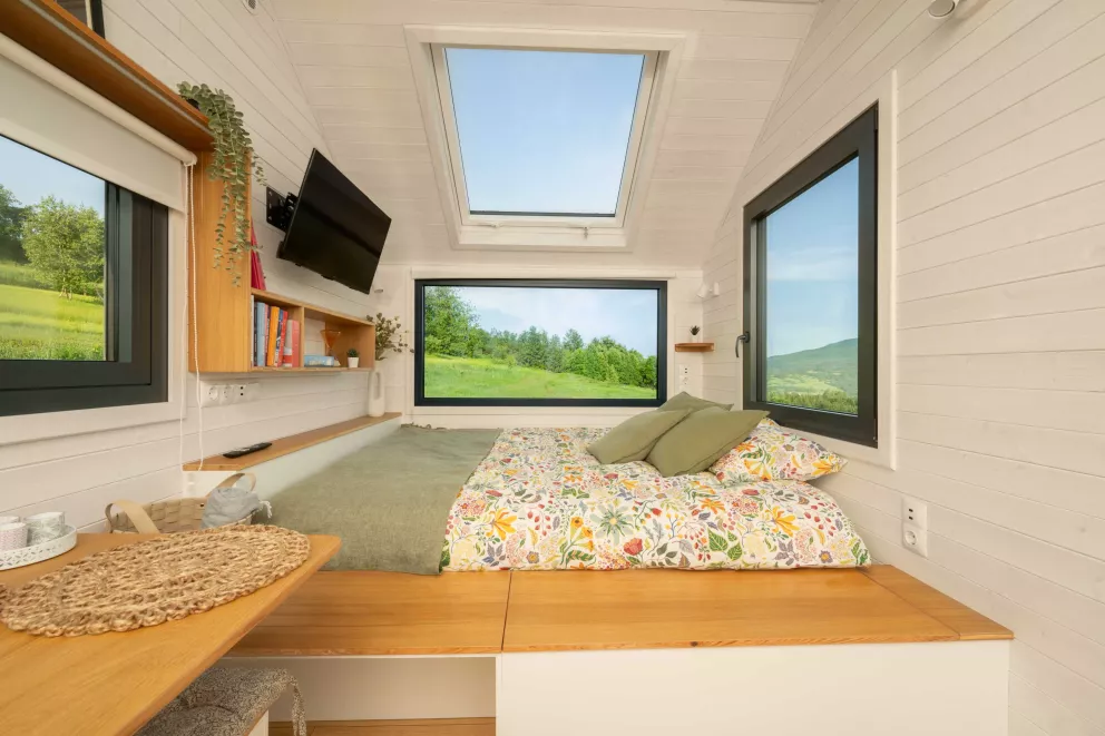 Domek - Tiny House Moon 4 z jacuzzi