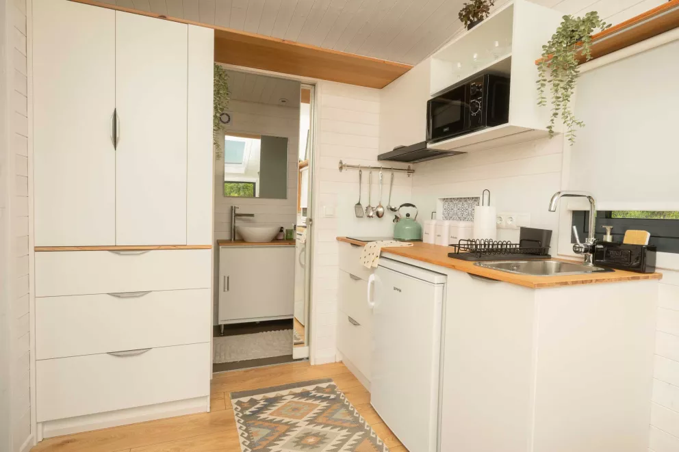 Domek - Tiny House Moon 4 z jacuzzi