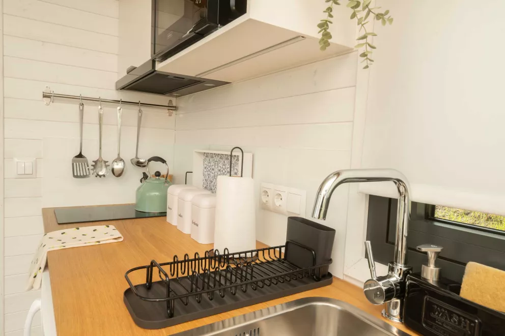 Domek - Tiny House Moon 4 z jacuzzi